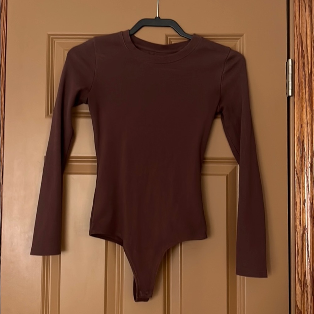 nuuds long sleeve ribbed body suit